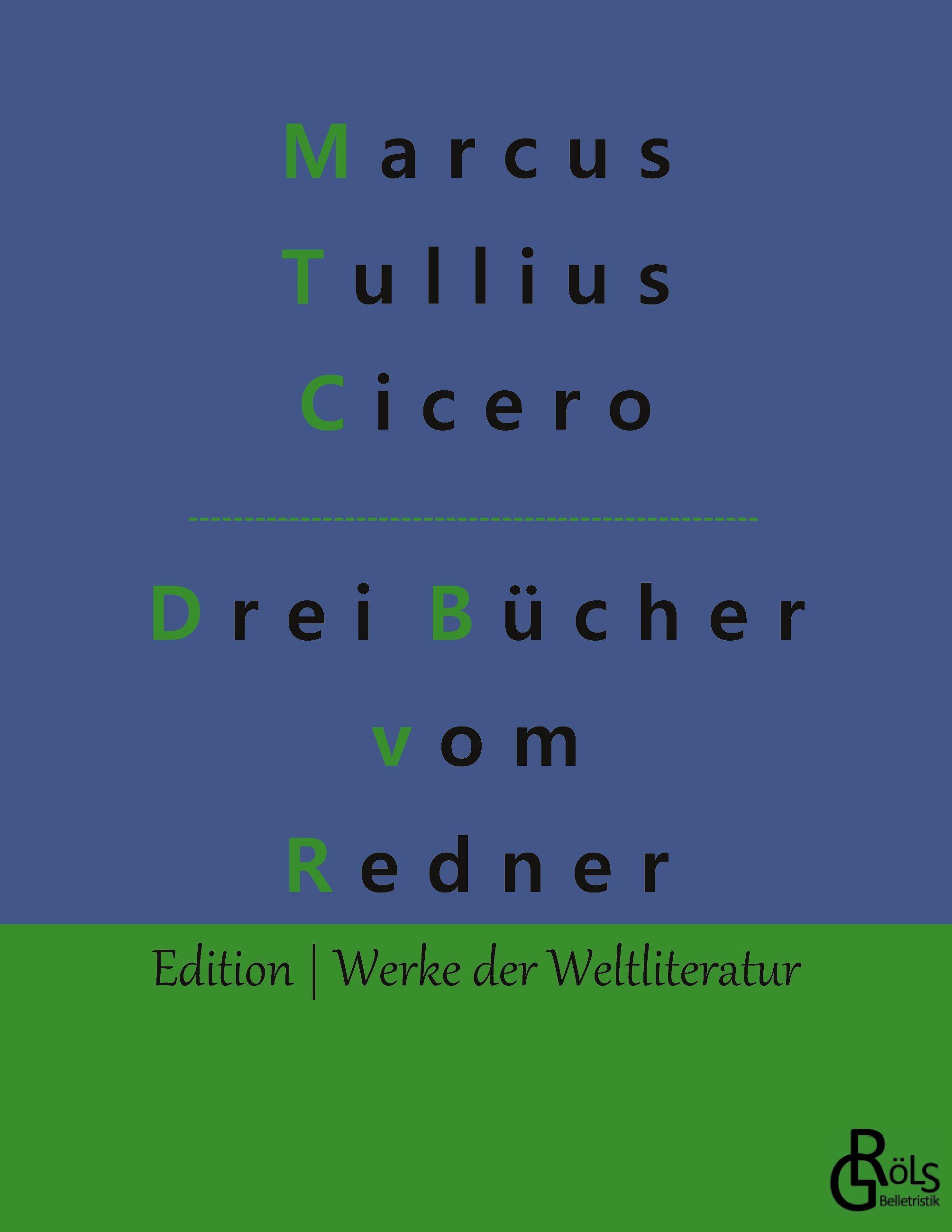 Vorderes Coverbild Drei Bücher vom Redner