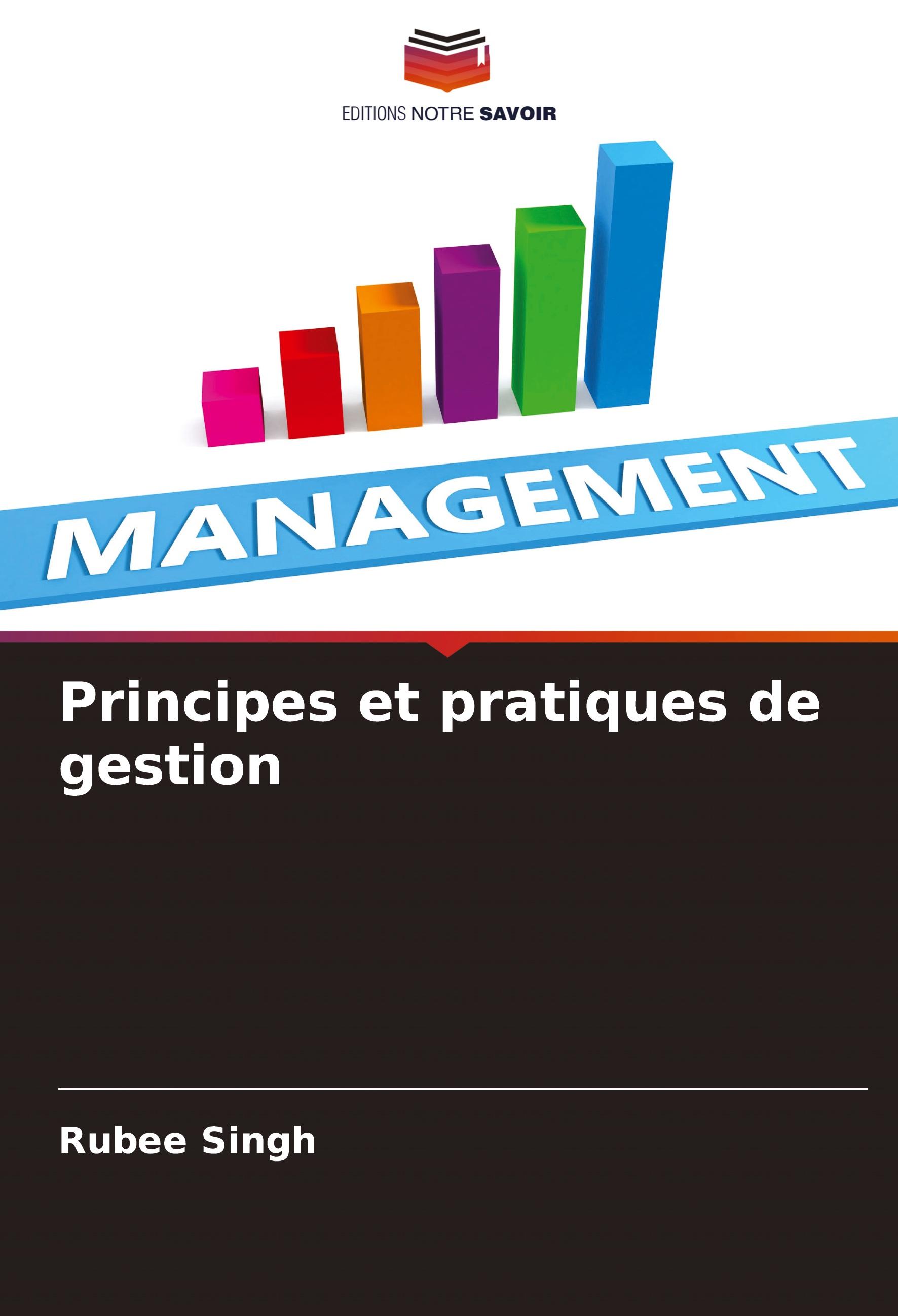 Vorderes Coverbild Principes et pratiques de gestion