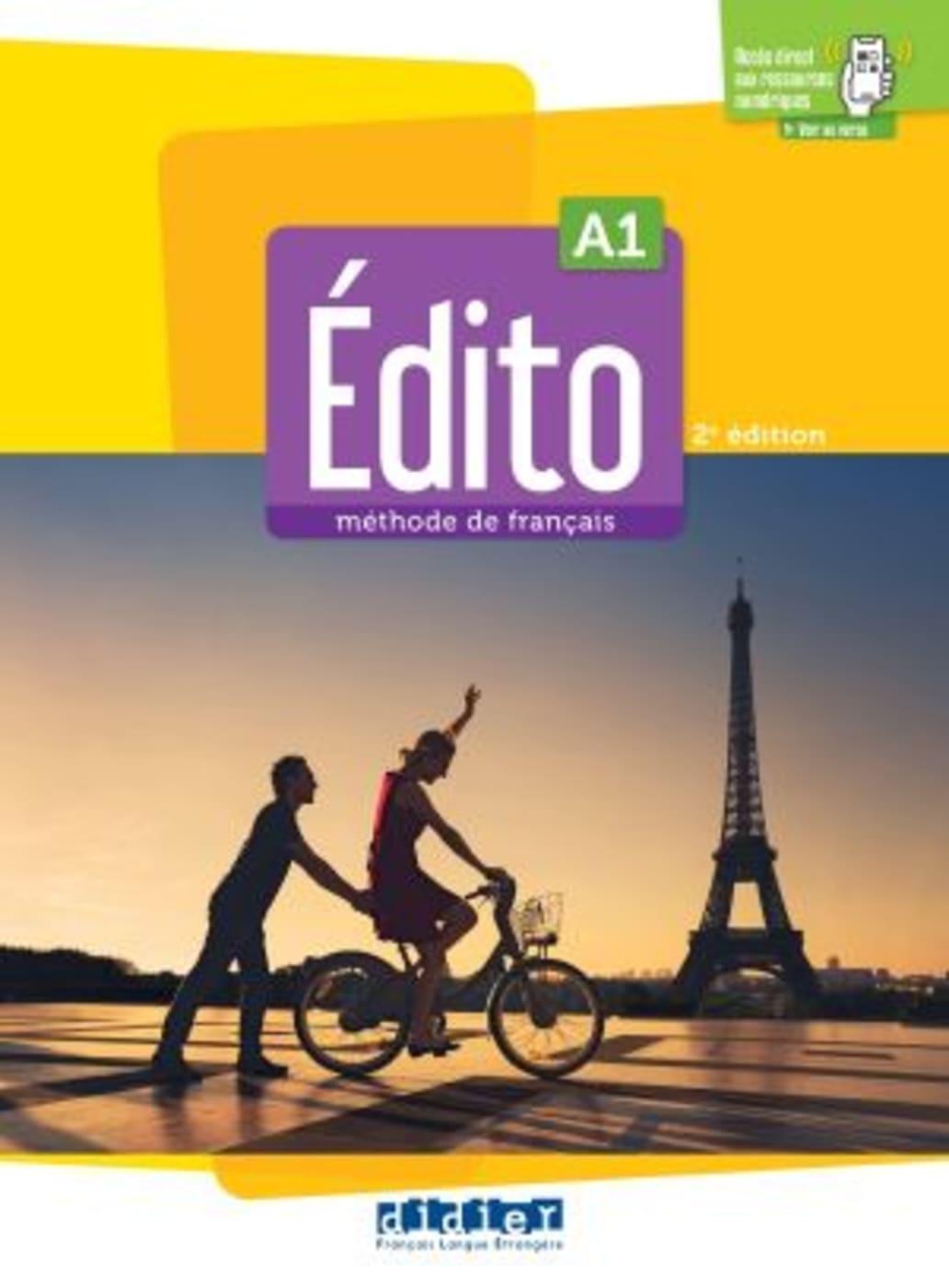 Vorderes Coverbild Edito A1, 2e édition. Livre de l'élève