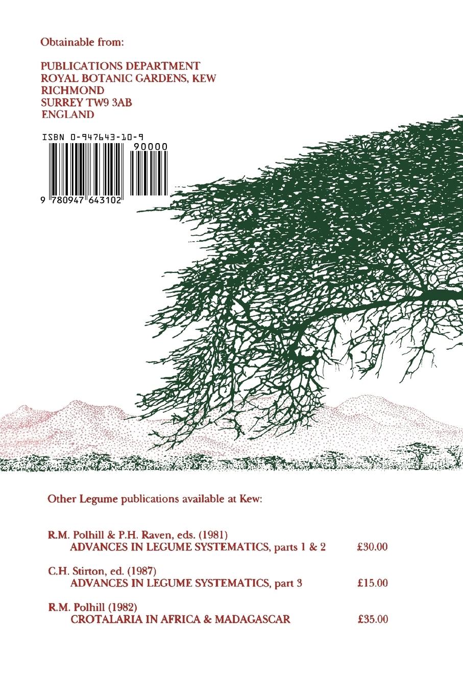 Rückseitencover Legumes of Africa