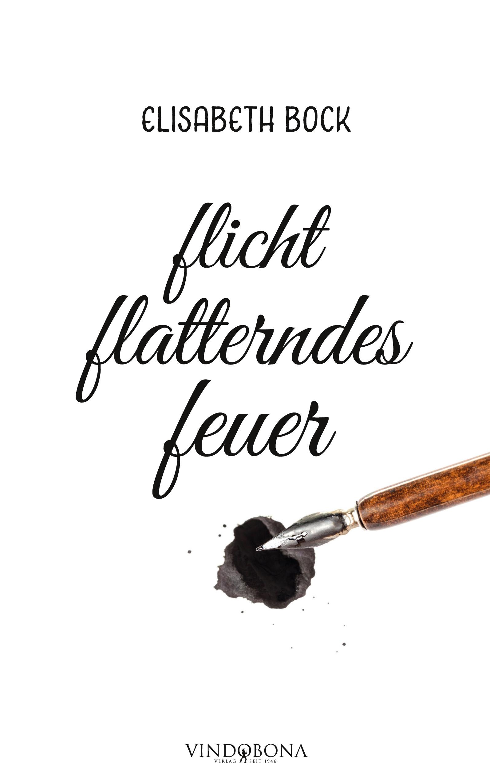 Vorderes Coverbild flicht flatterndes feuer