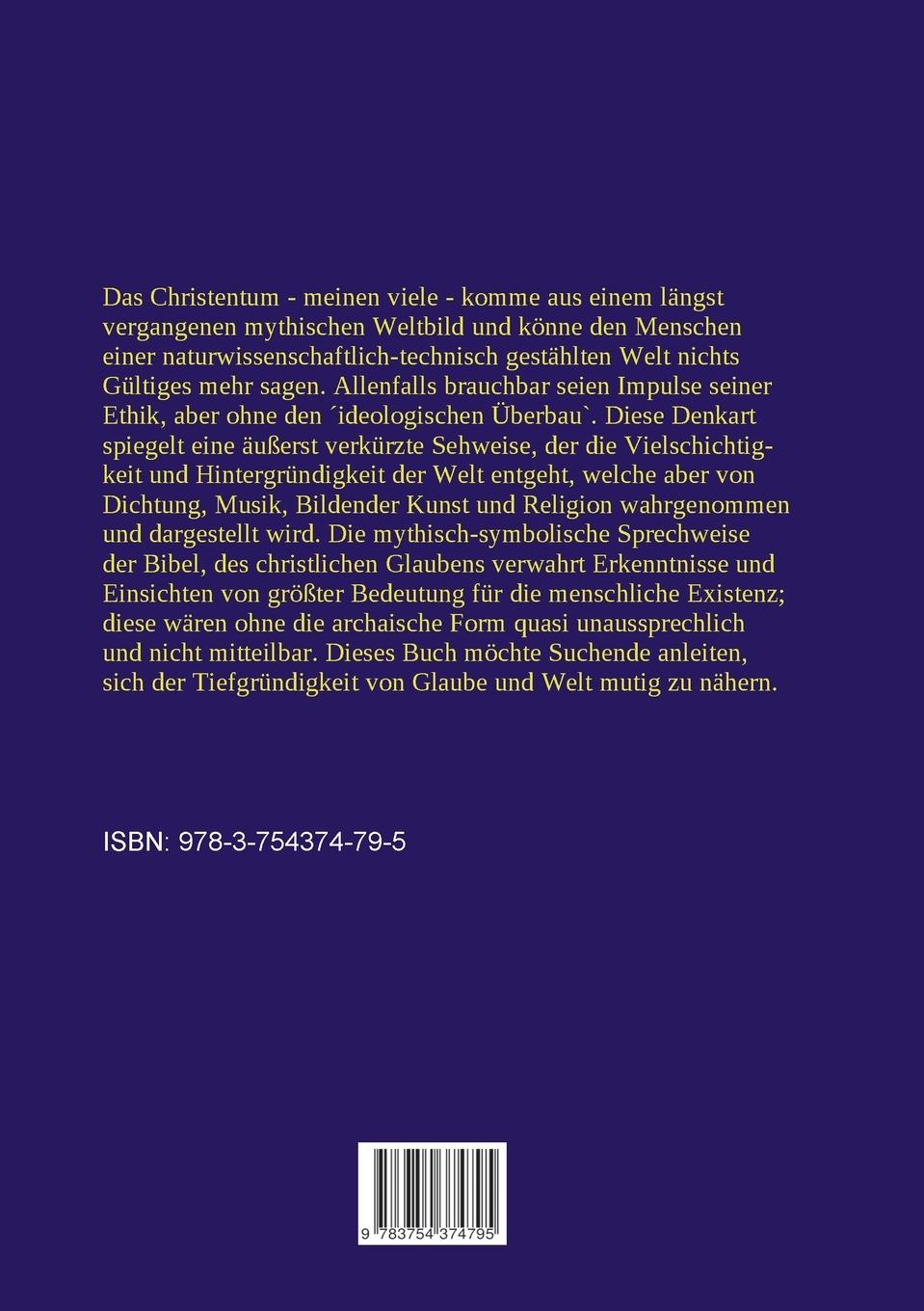 Rückseitencover Christus in postmoderner Zeit