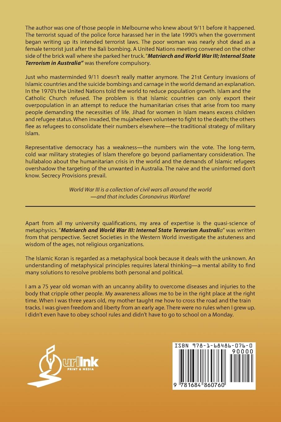 Rückseitencover Matriarch And World War III