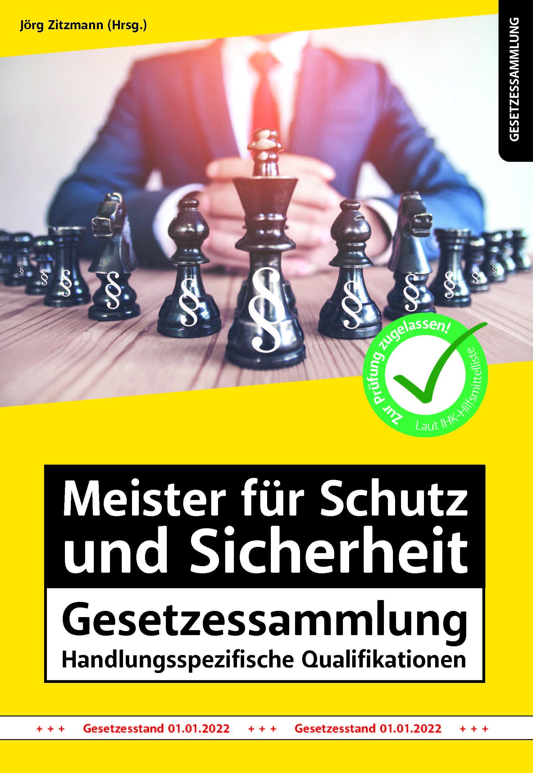 Vorderes Coverbild Meister für Schutz und Sicherheit Gesetzessammlung - Handlungsspezifische Qualifikationen