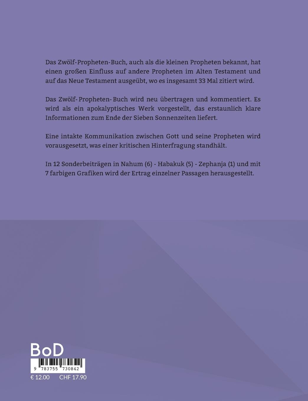 Rückseitencover Das Zwölf-Propheten-Buch 7-9