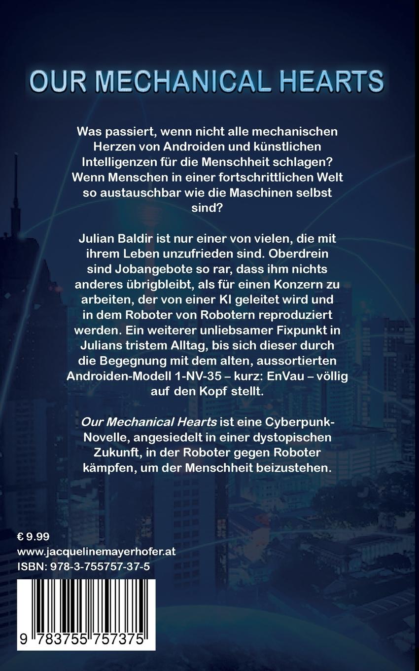 Rückseitencover Our Mechanical Hearts