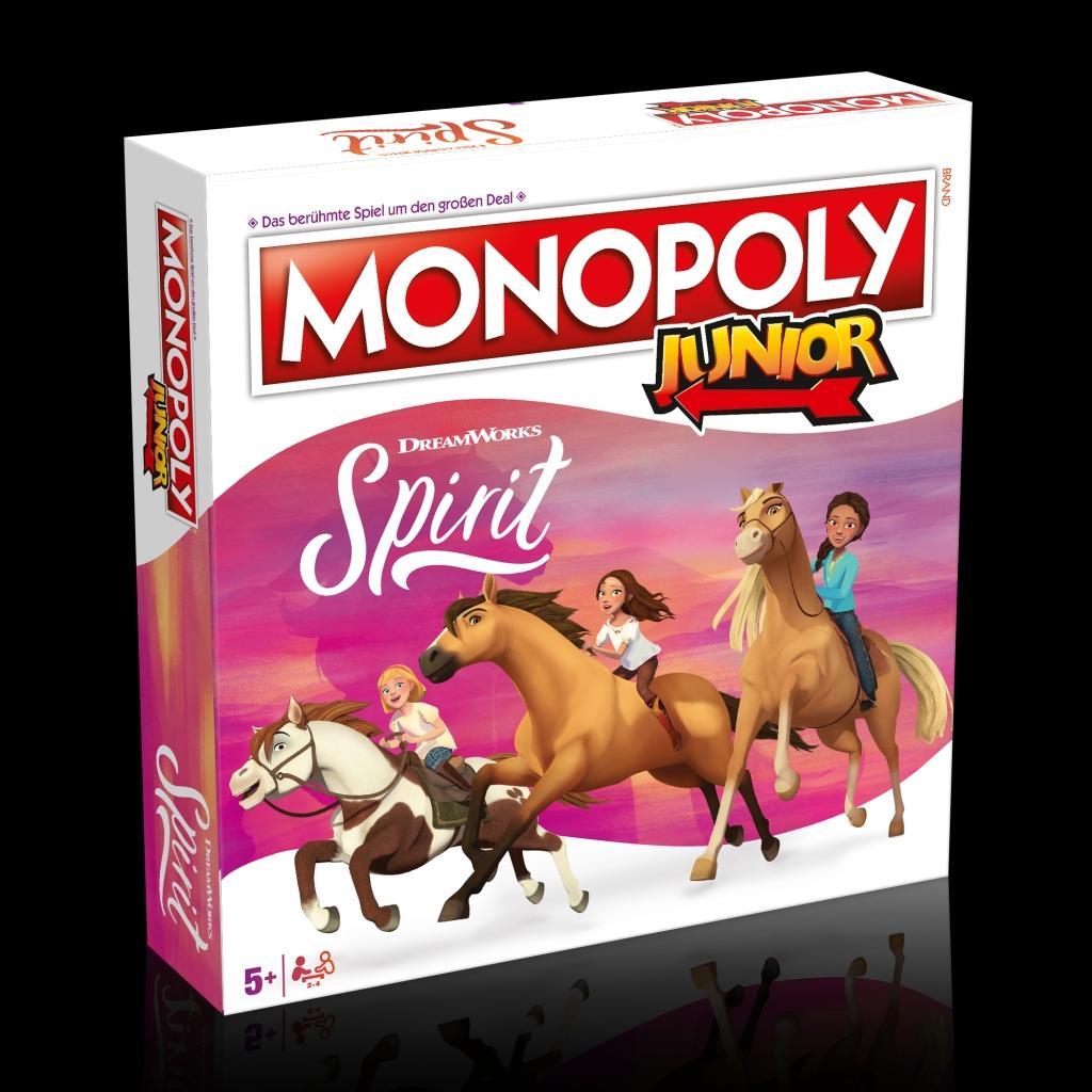 Vorderes Coverbild Monopoly Junior Spirit Riding Free