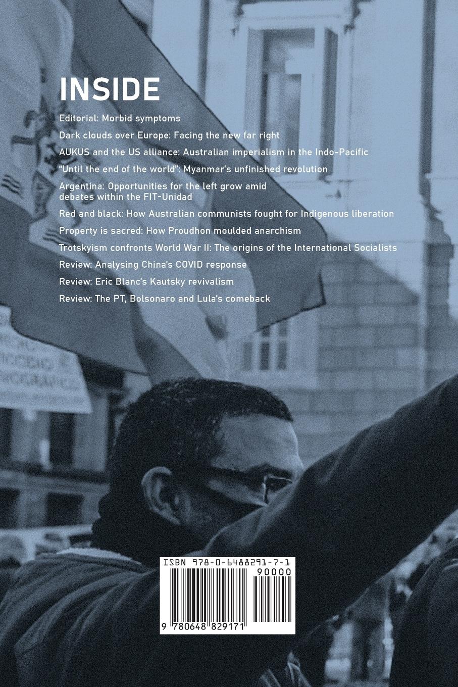 Rückseitencover Marxist Left Review #23