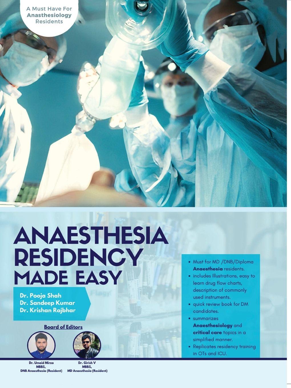 Vorderes Coverbild ANAESTHESIA RESIDENCY MADE EASY