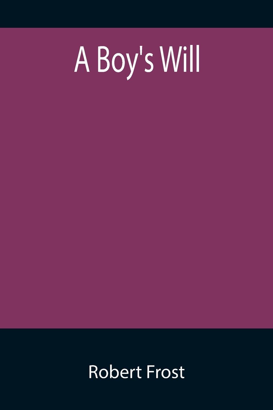 Vorderes Coverbild A Boy's Will