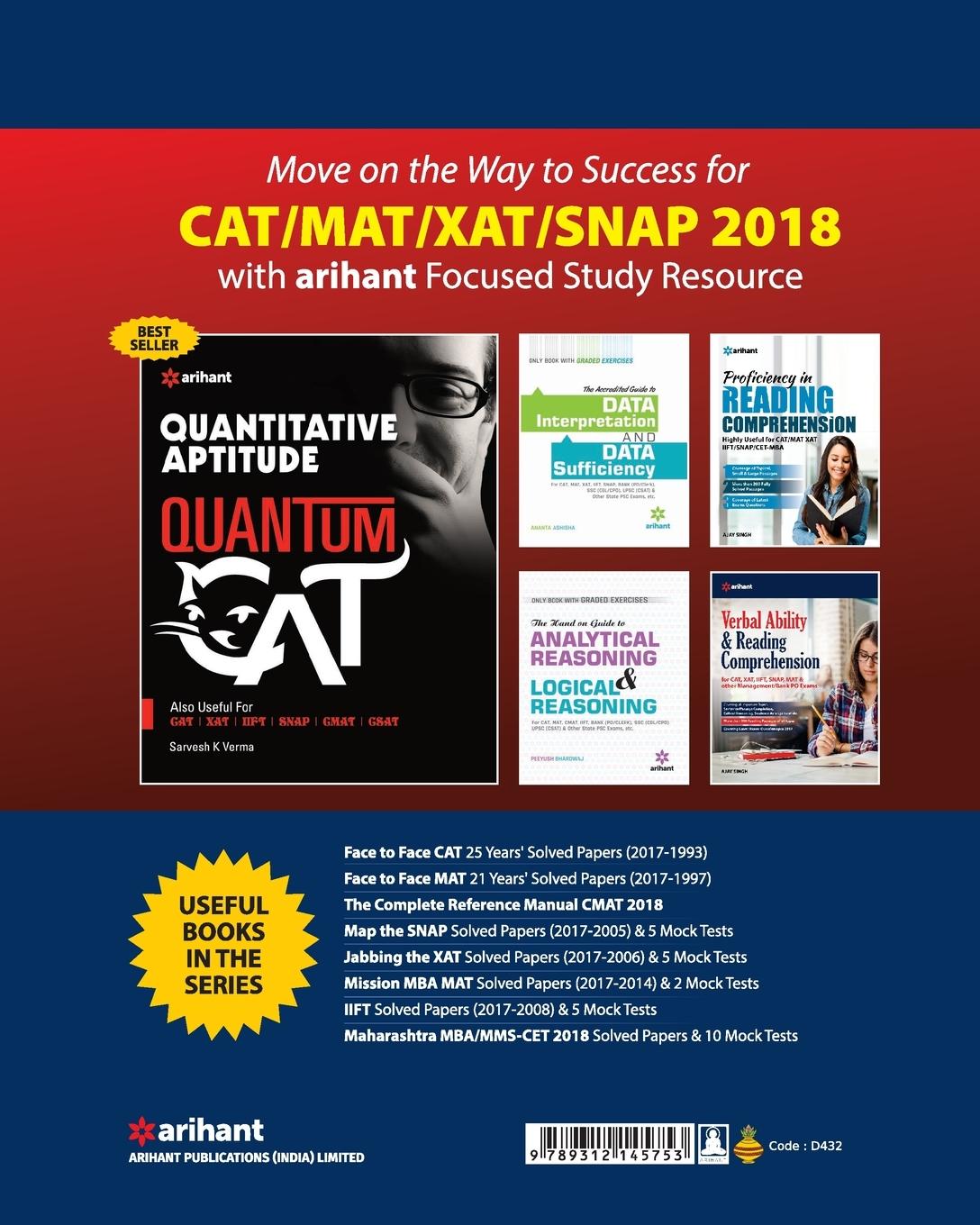 Rückseitencover Verbal Ability & Reading Comprehension