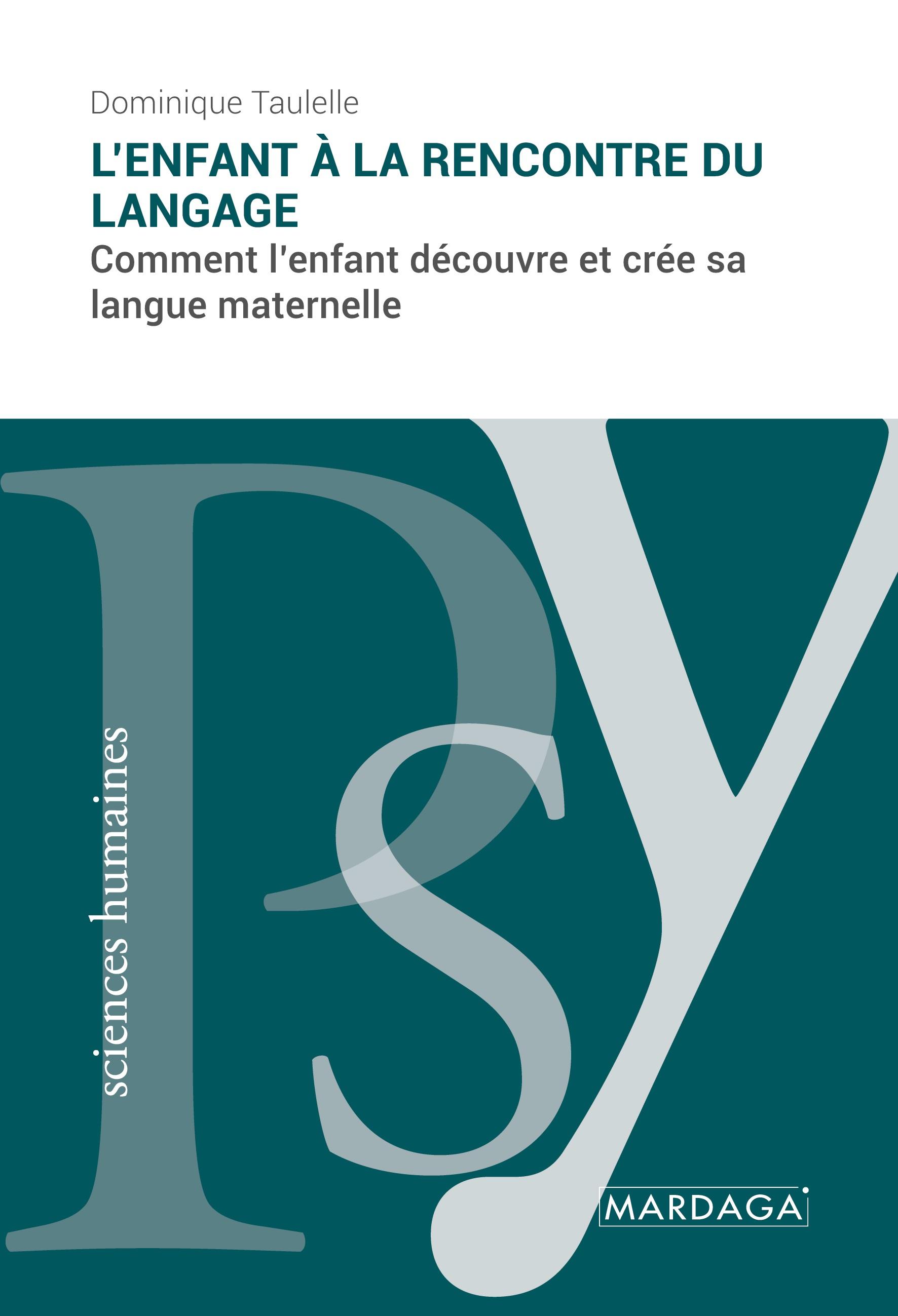 Vorderes Coverbild L'enfant à la rencontre du langage