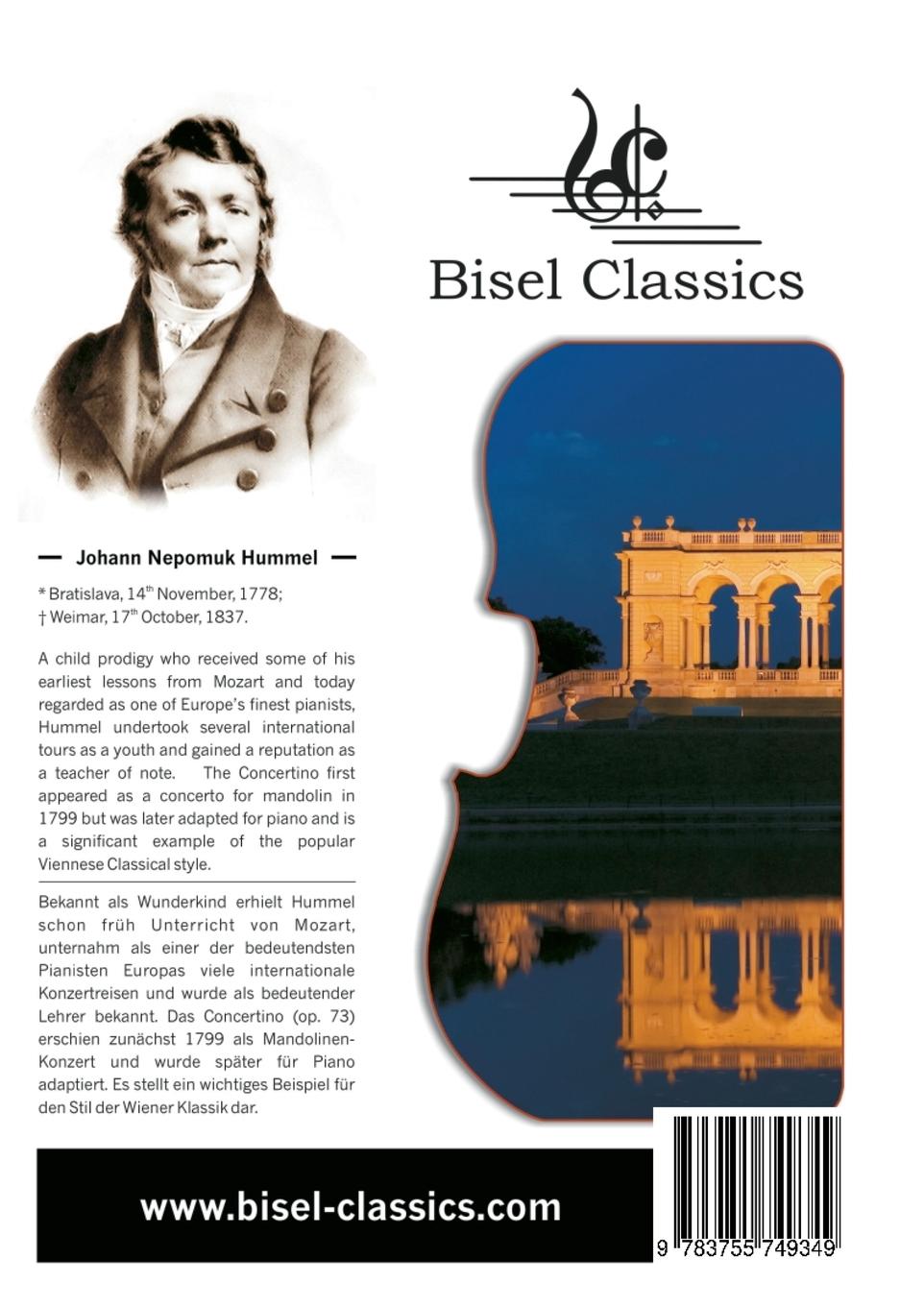 Rückseitencover Concertino op. 73