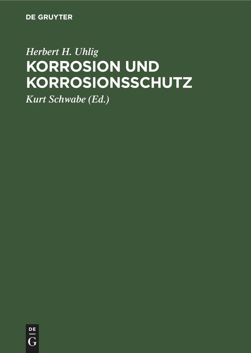 Vorderes Coverbild Korrosion und Korrosionsschutz