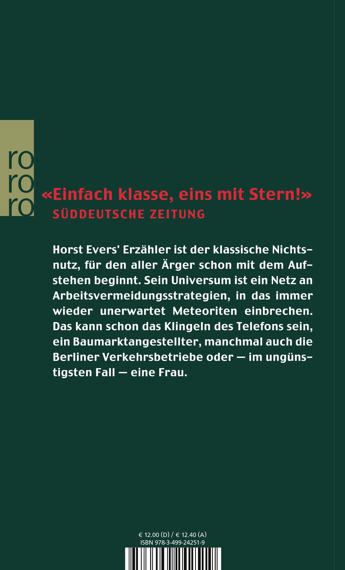 Rückseitencover Die Welt ist nicht immer Freitag
