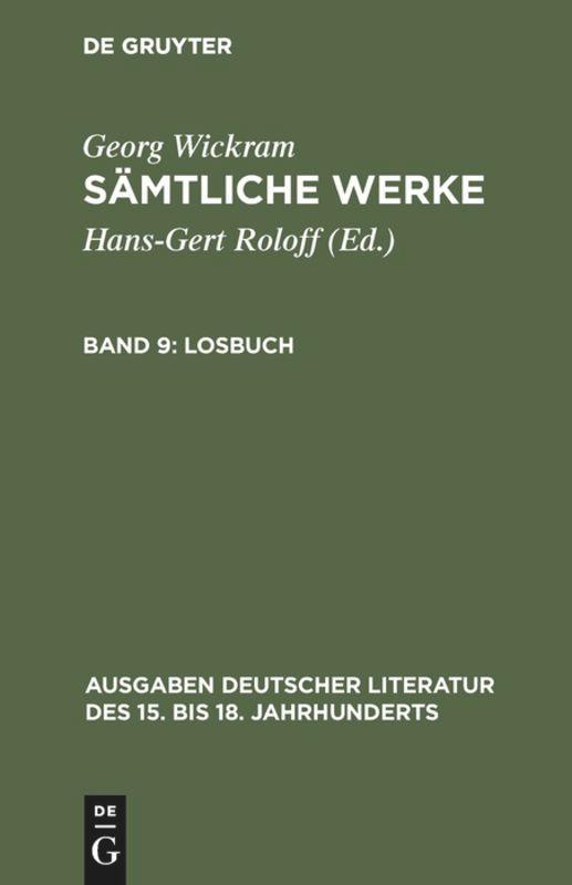 Vorderes Coverbild Losbuch