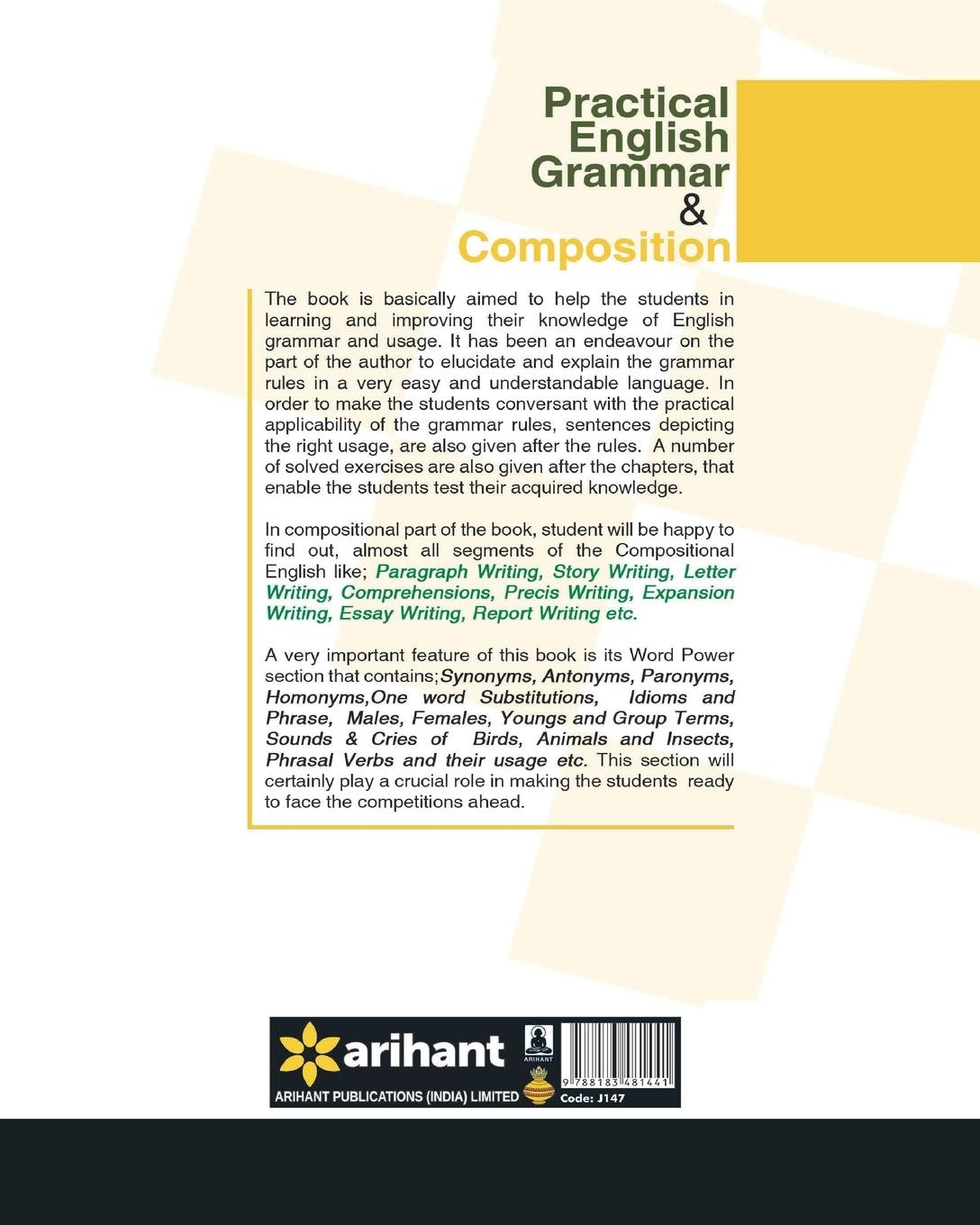 Rückseitencover Practical English Grammar