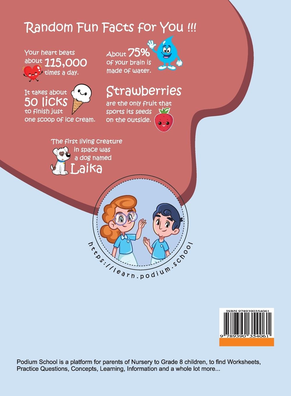 Rückseitencover Best Grade 2 Math Workbook