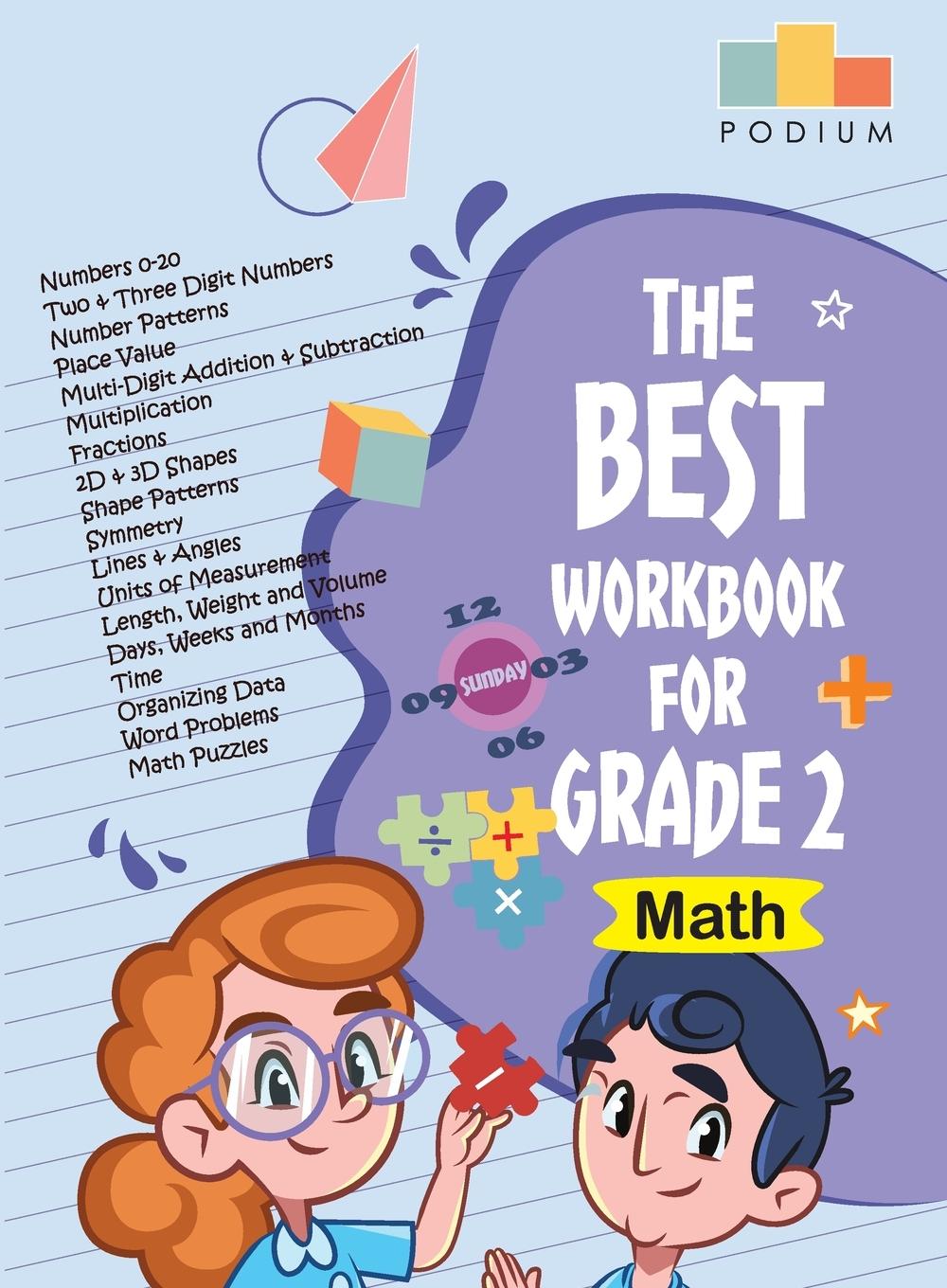 Vorderes Coverbild Best Grade 2 Math Workbook