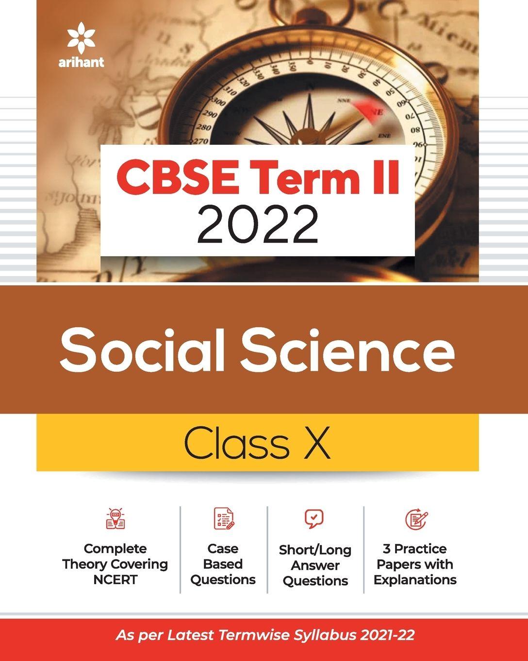 Vorderes Coverbild CBSE Term II Social Science 10th