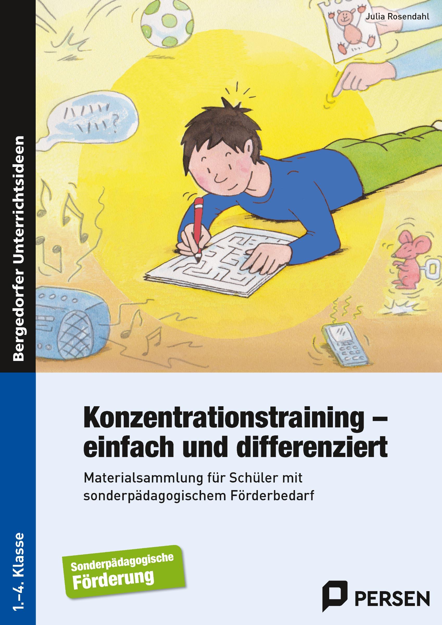 Vorderes Coverbild Konzentrationstraining - einfach und differenziert
