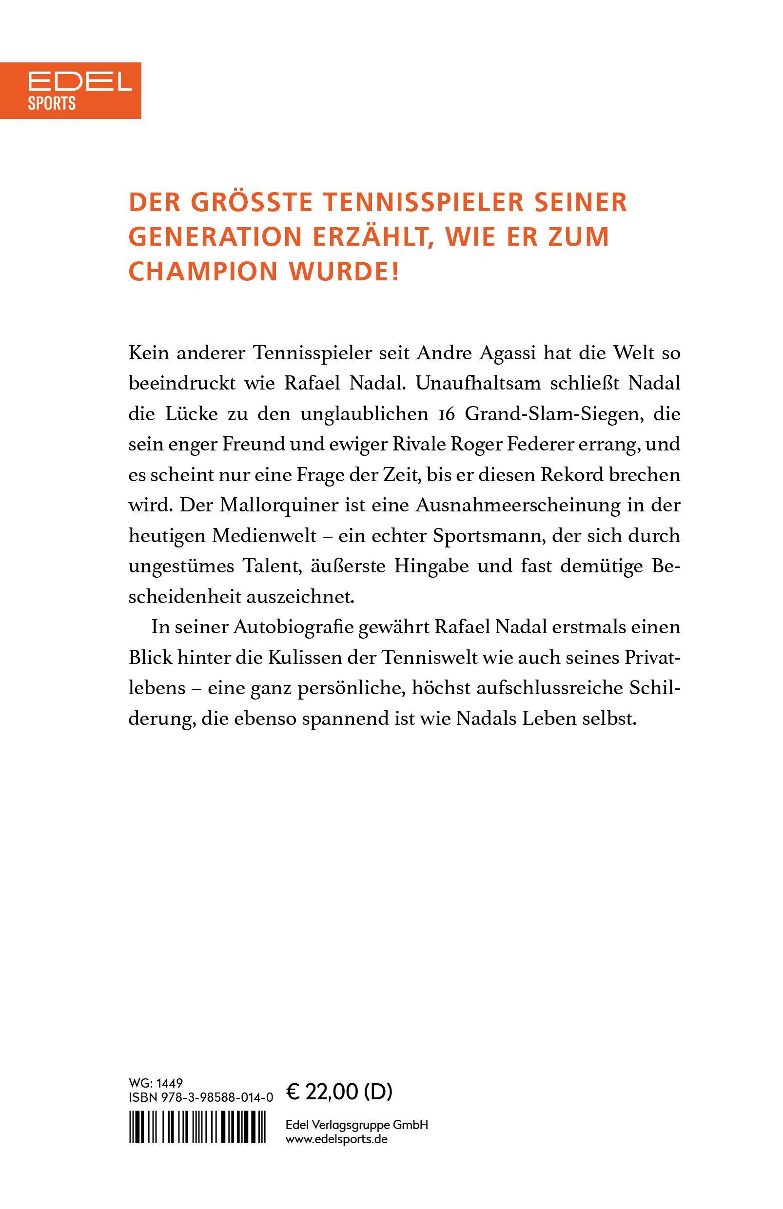 Beispielinhalt (Bild) Rafa - Mein Weg an die Spitze