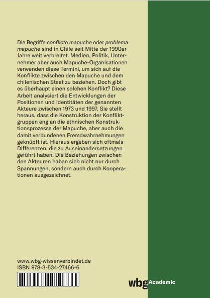Rückseitencover "Wir sind keine Chilenen, wir sind Mapuche"