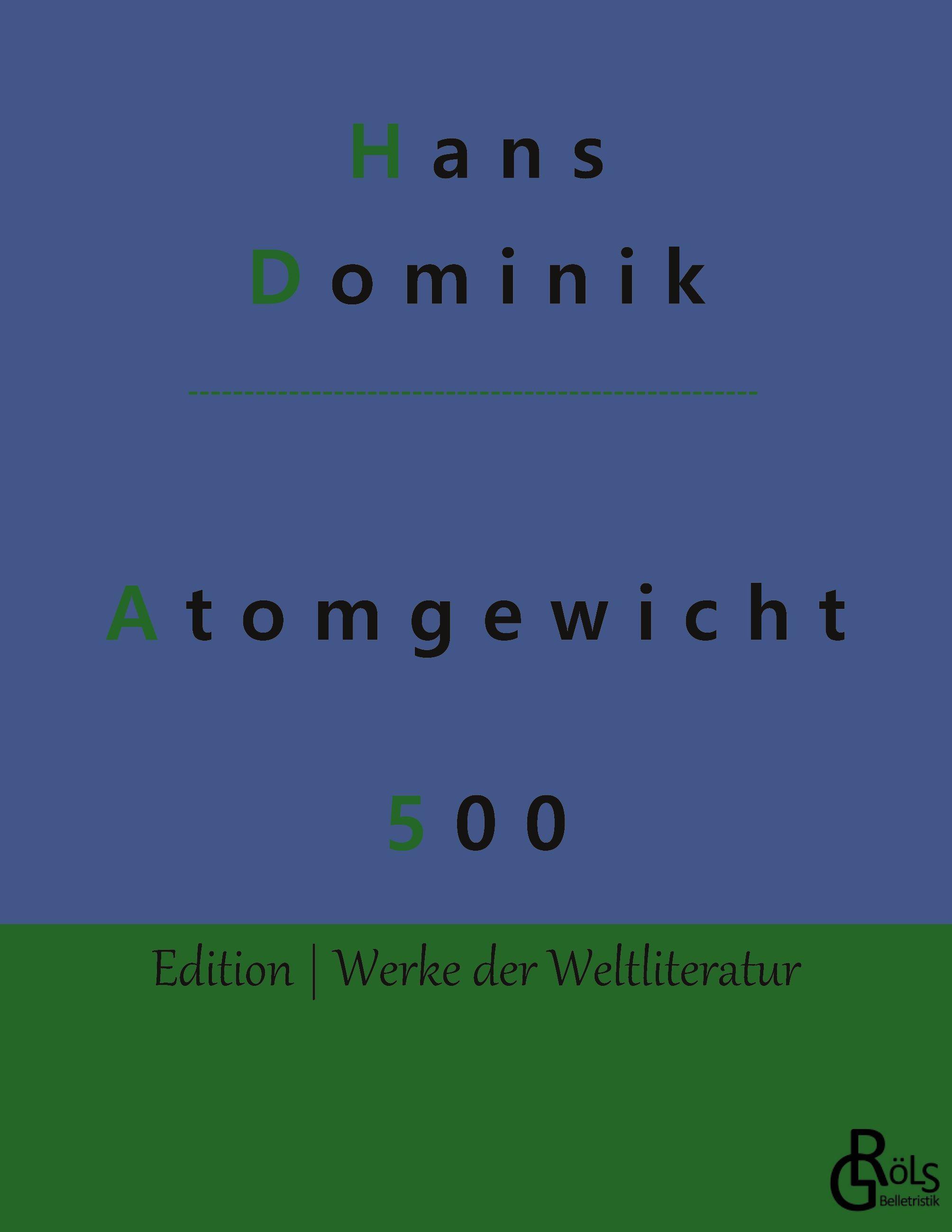 Vorderes Coverbild Atomgewicht 500