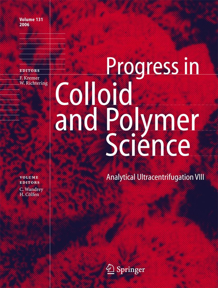 Vorderes Coverbild Analytical Ultracentrifugation VIII