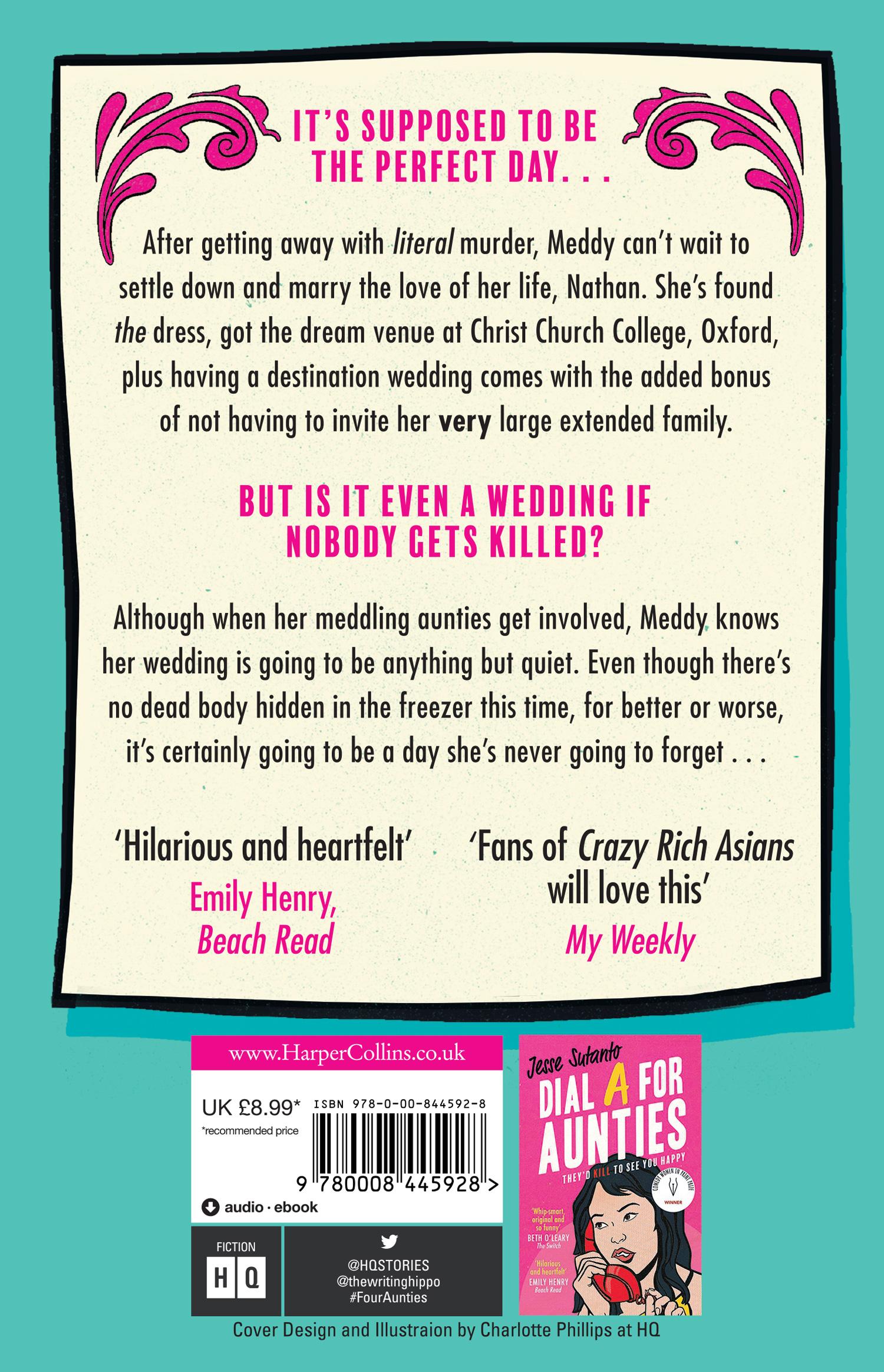 Rückseitencover Four Aunties and a Wedding