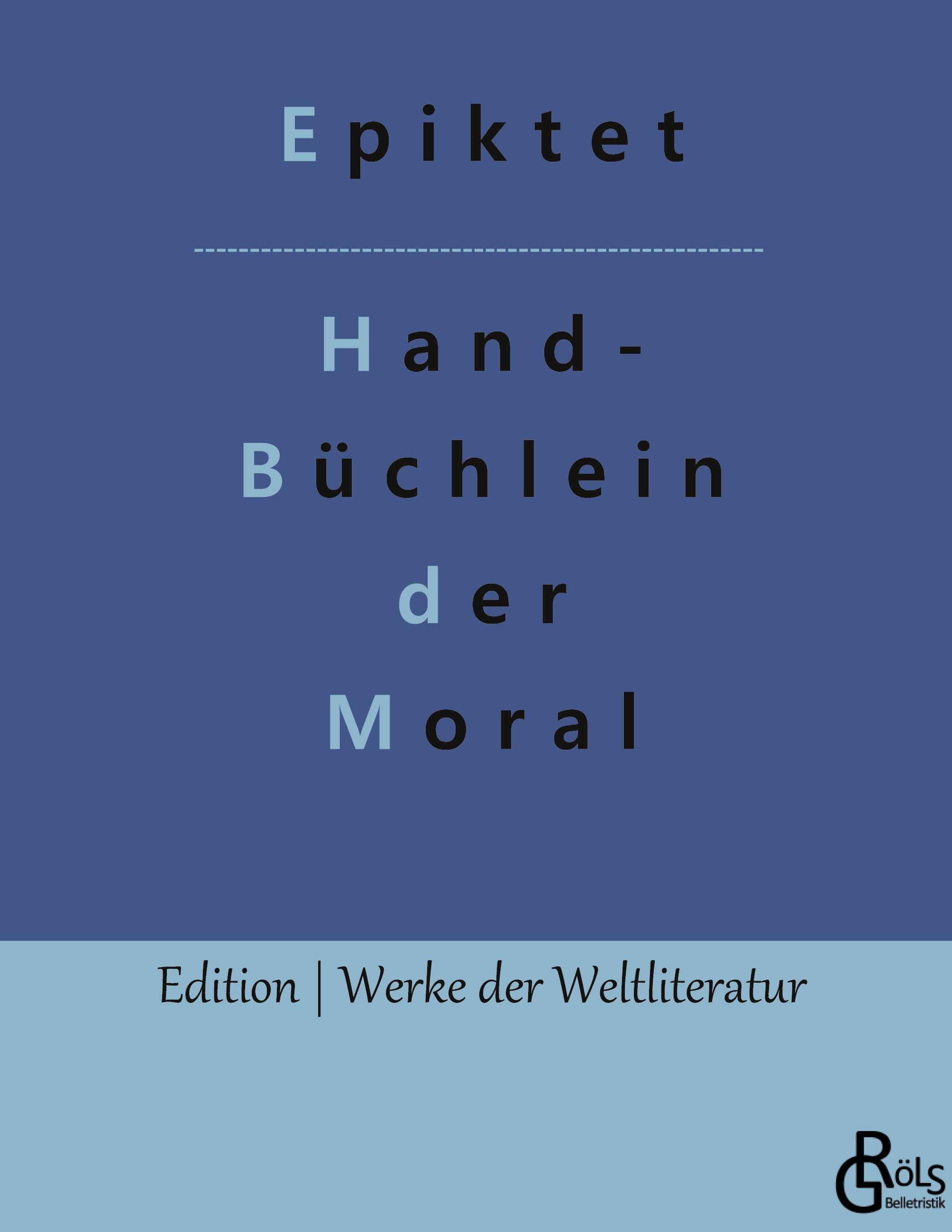 Vorderes Coverbild Handbüchlein der Moral