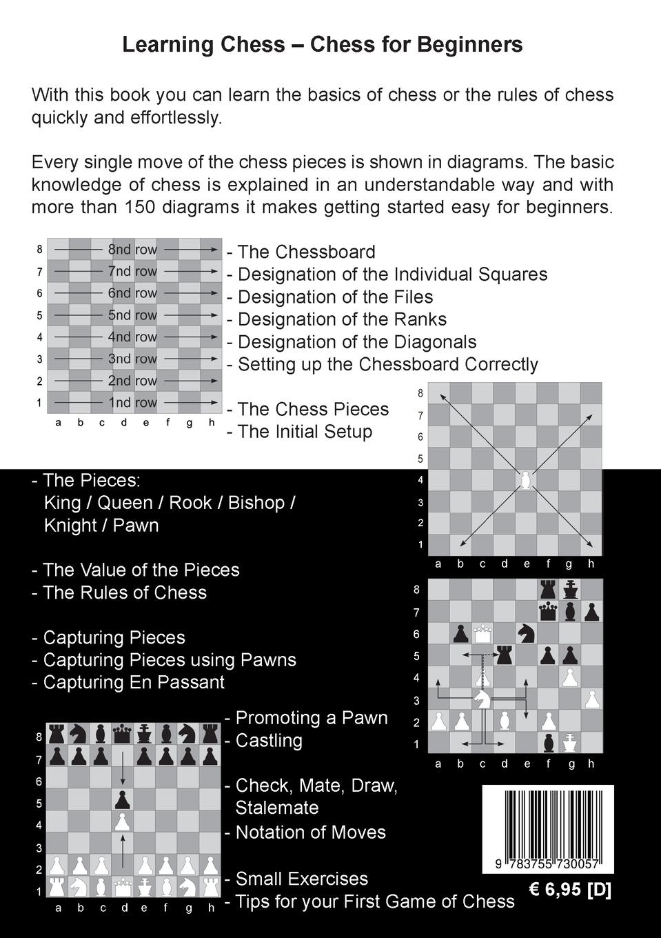 Rückseitencover Learning Chess - Chess for Beginners