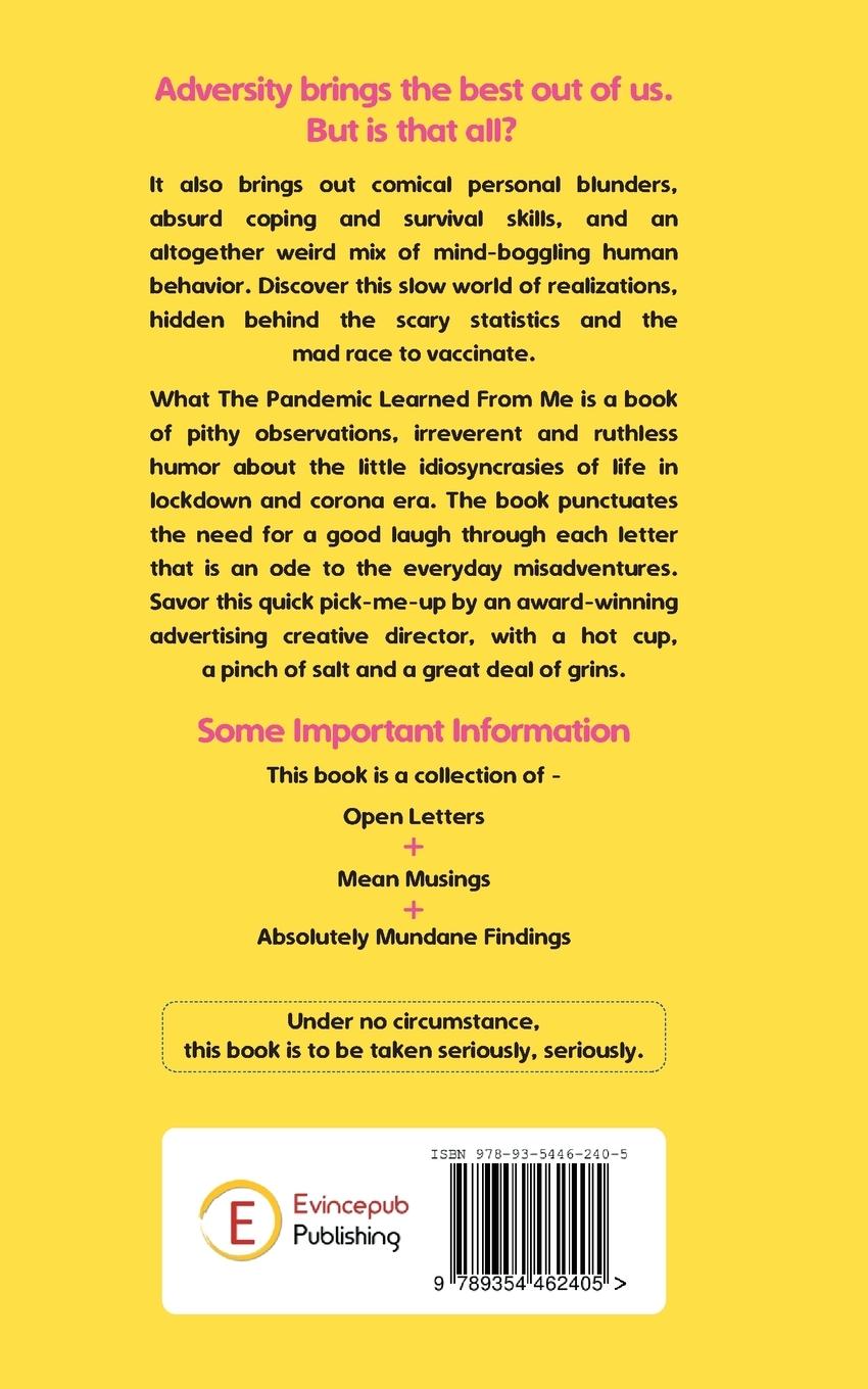 Rückseitencover What The Pandemic Learned From Me