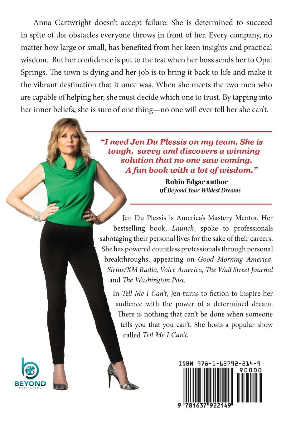 Rückseitencover TELL ME I CAN'T