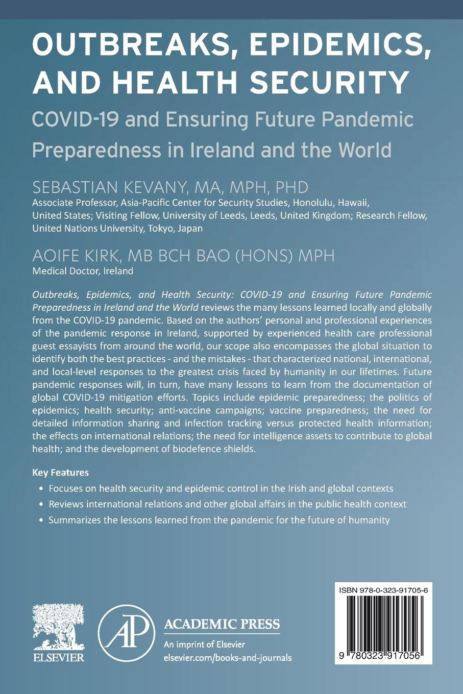 Rückseitencover Outbreaks, Epidemics, and Health Security