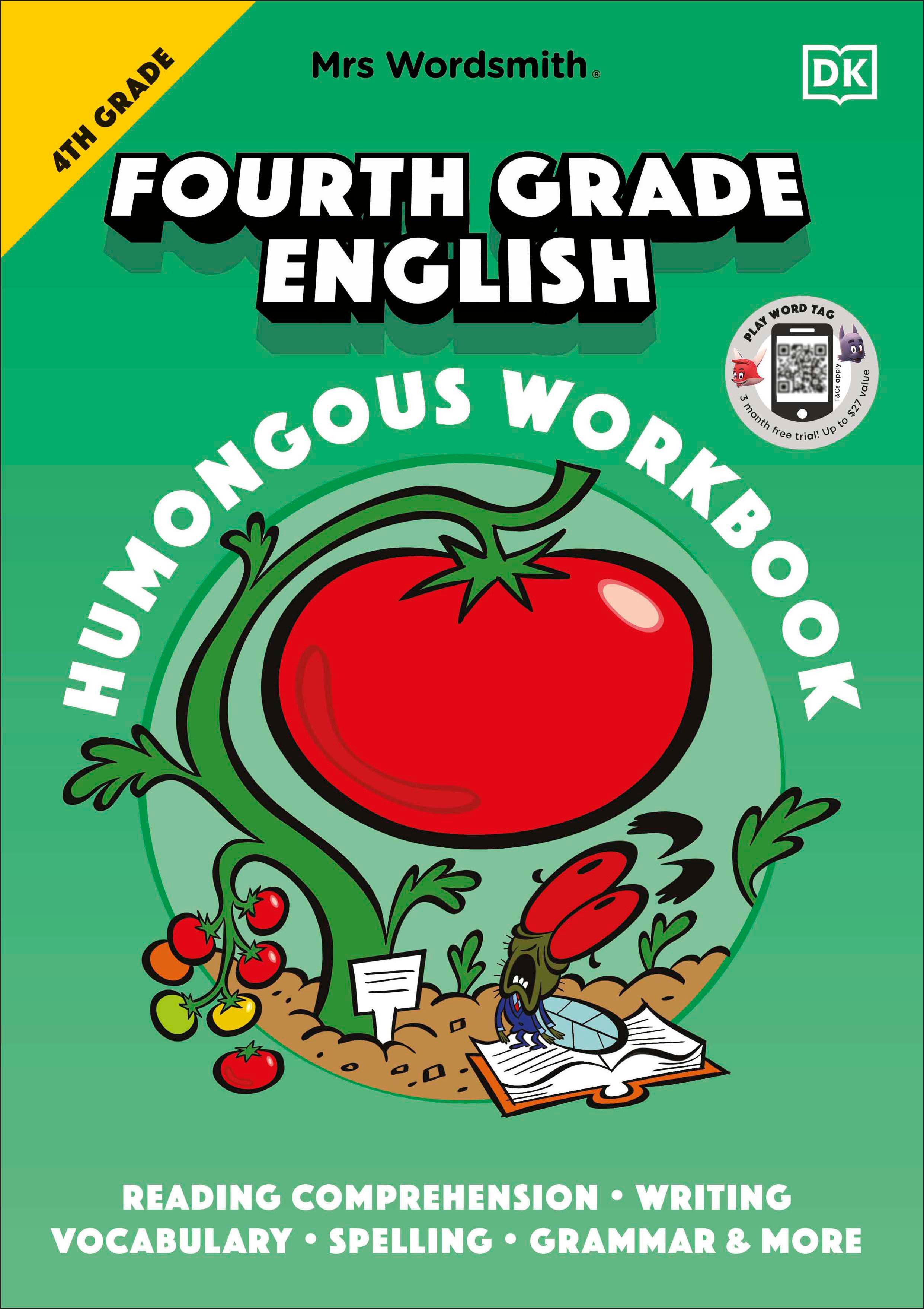 Vorderes Coverbild Mrs Wordsmith 4th Grade English Humongous Workbook