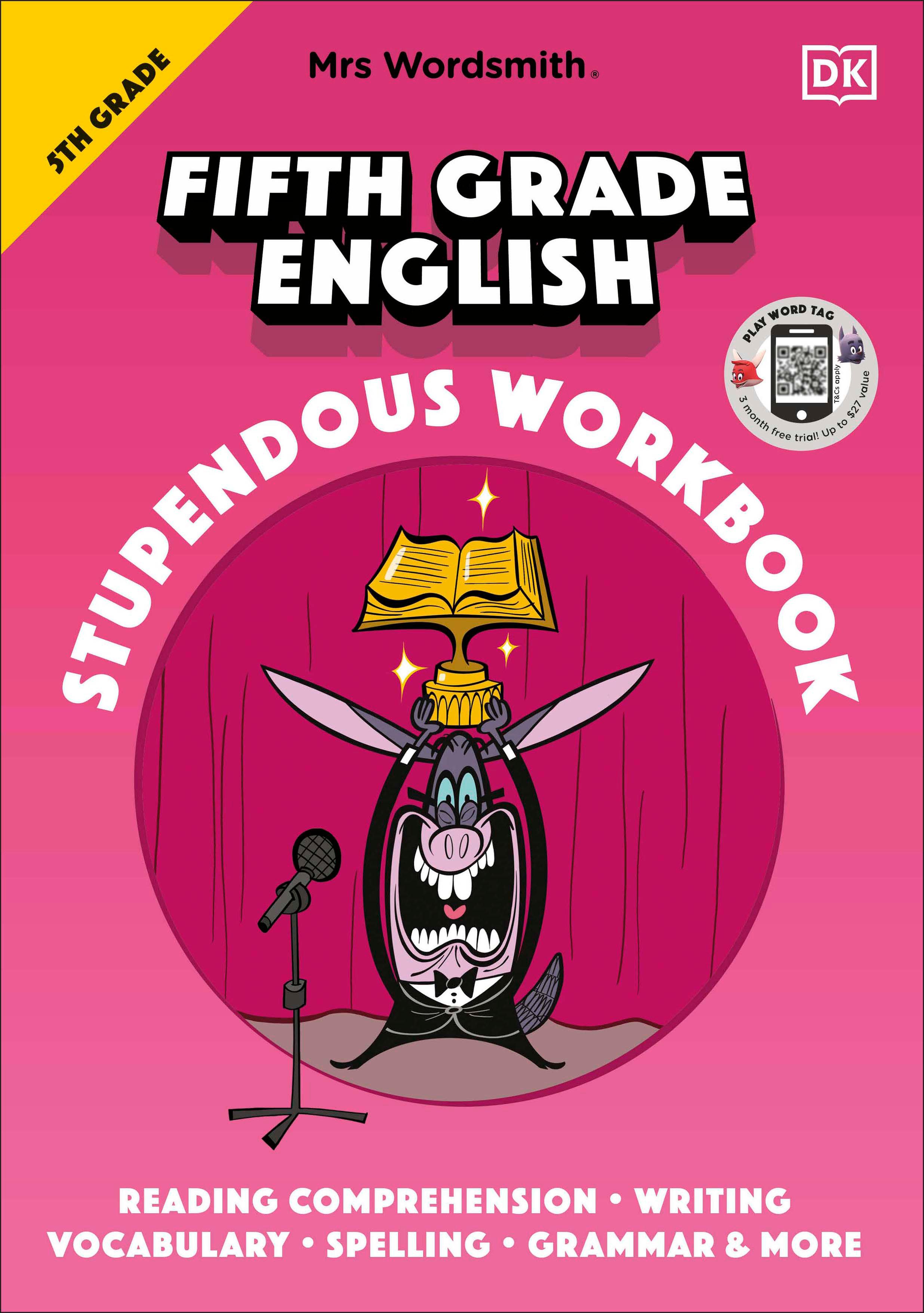 Vorderes Coverbild Mrs Wordsmith 5th Grade English Stupendous Workbook