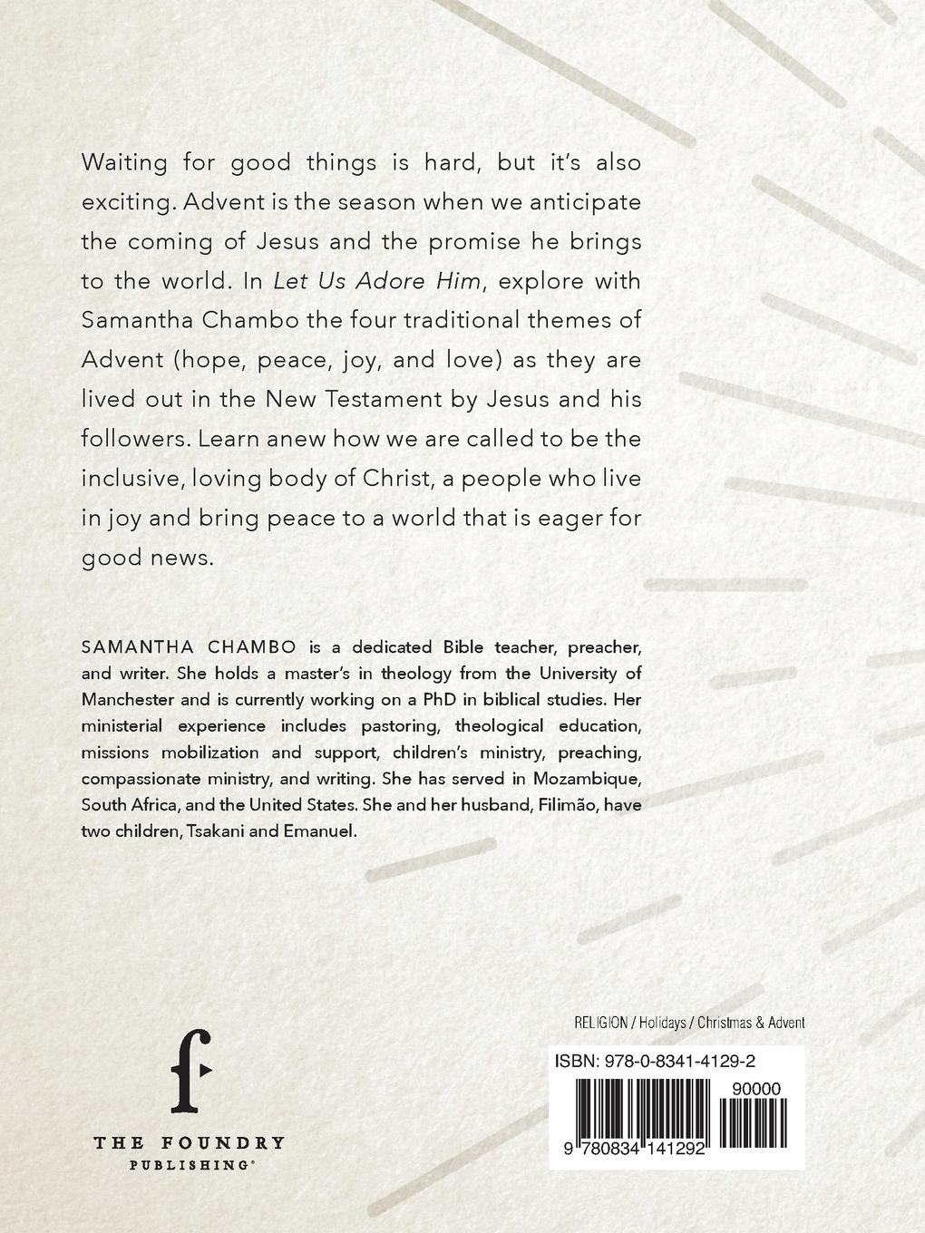 Rückseitencover Let Us Adore Him