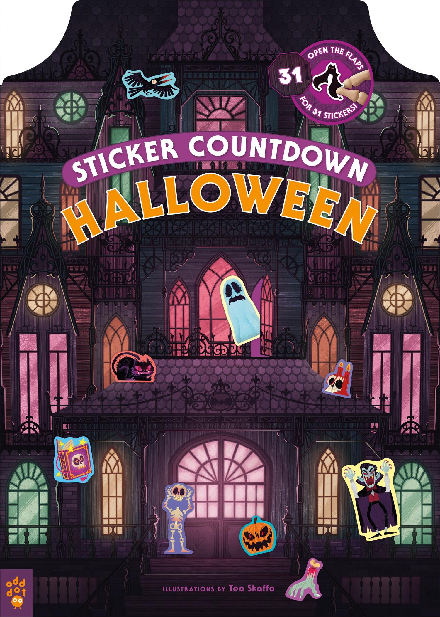 Vorderes Coverbild Sticker Countdown: Halloween