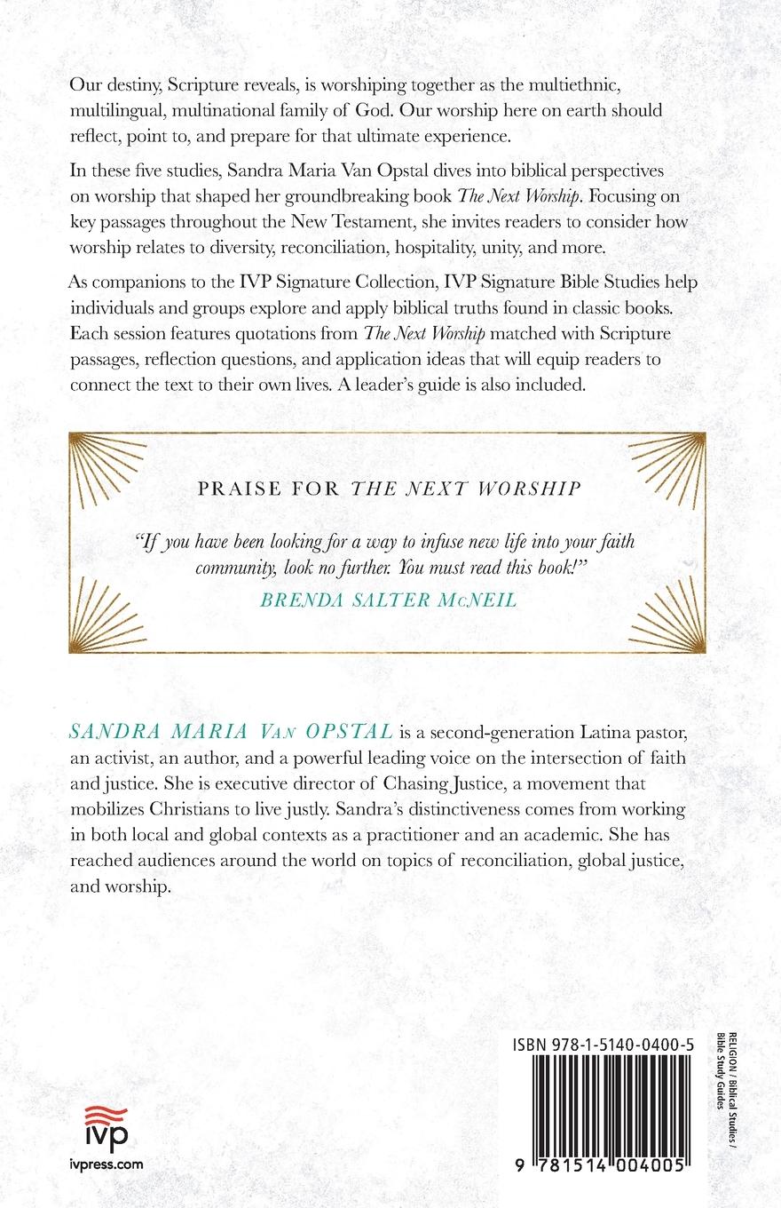 Rückseitencover The Next Worship Bible Study