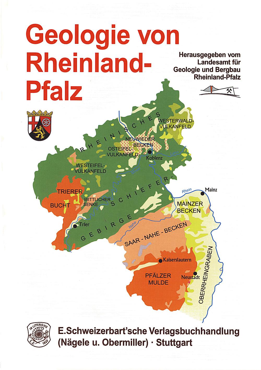 Vorderes Coverbild Geologie von Rheinland-Pfalz