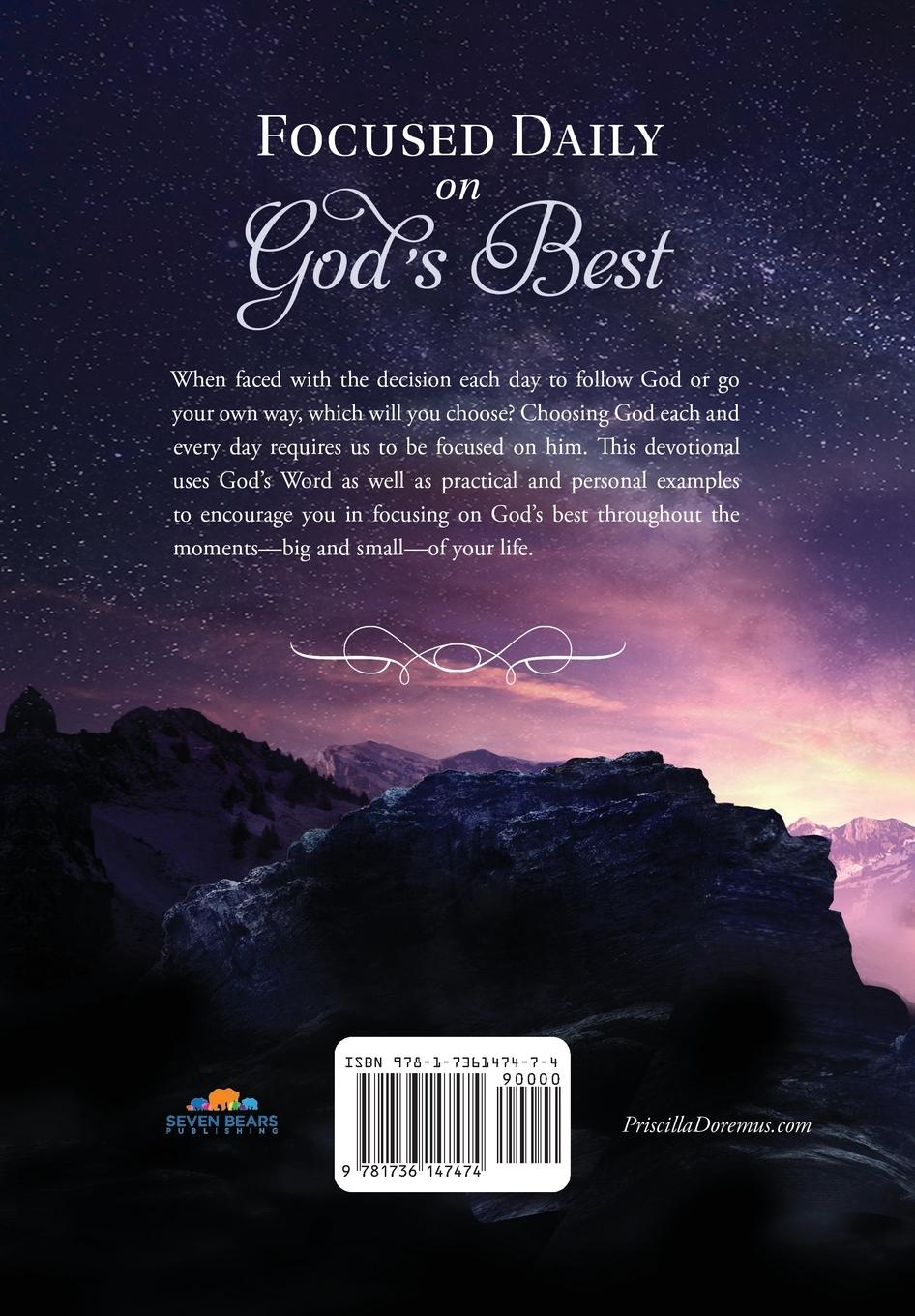 Rückseitencover Focused Daily on God's Best