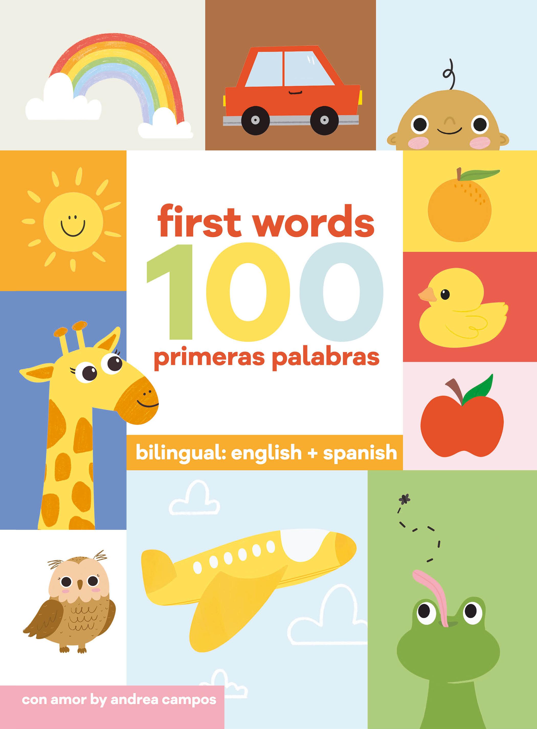 Beispielinhalt (Bild) 100 First Words + Primeras Palabras