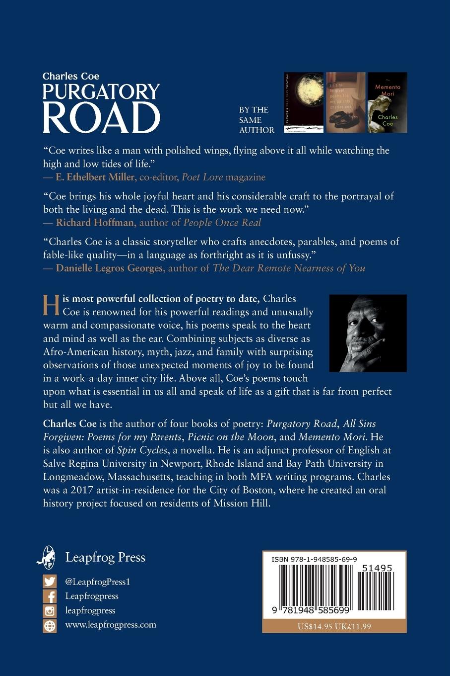 Rückseitencover Purgatory Road: Poems