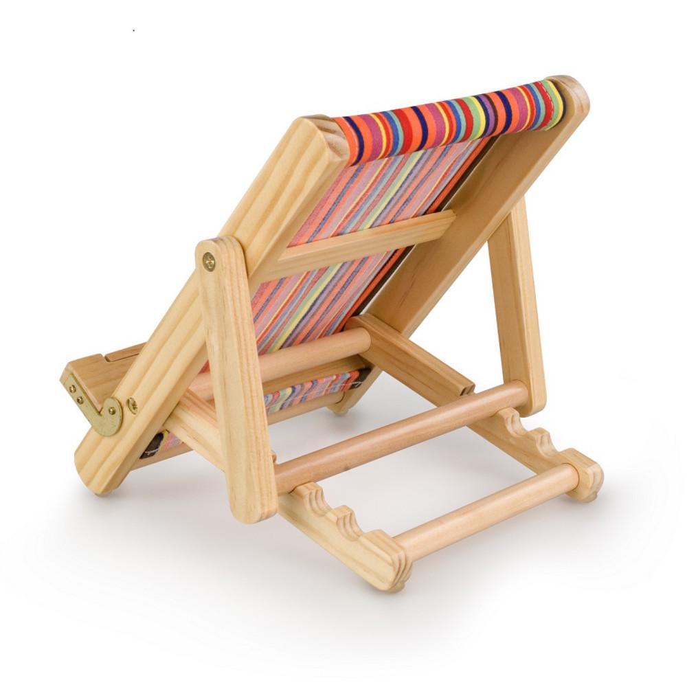 Beispielinhalt (Bild) Bookchair (Medium) | Bunt gestreift | Buchständer aus Holz | Leseständer | Für Bücher, E-Reader und Tablets | Lesehilfe | Tablethalter | freihändig Lesen | aktives Sitzen | ergonomisches Lesen | Geschenk für Leser & Buchliebhaber