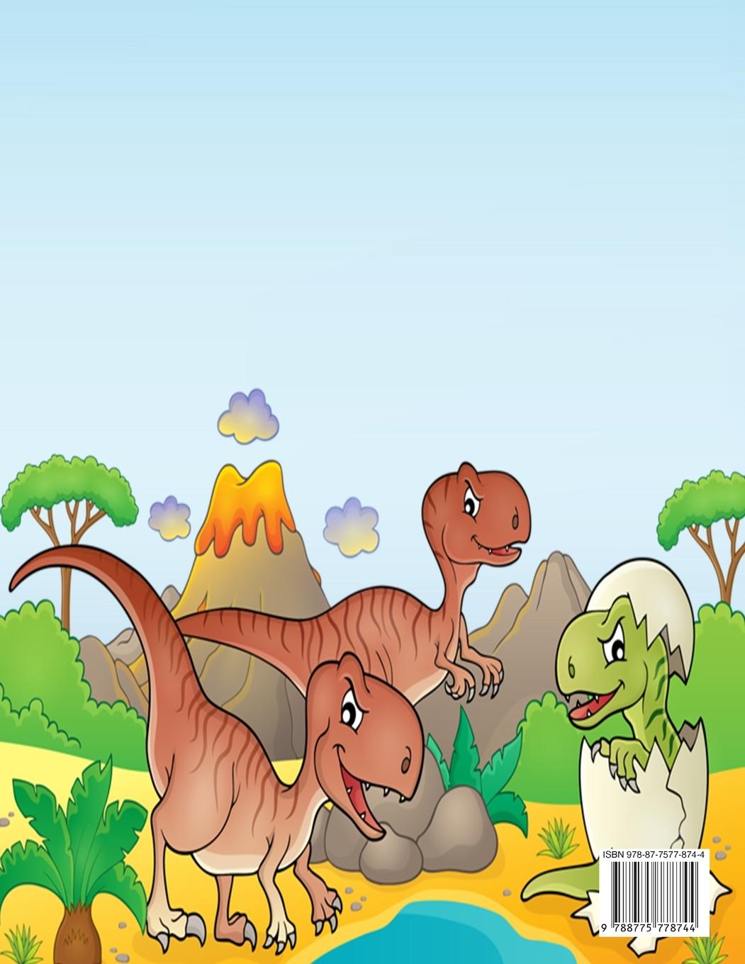 Rückseitencover Dinosaurs Coloring Book for Kids