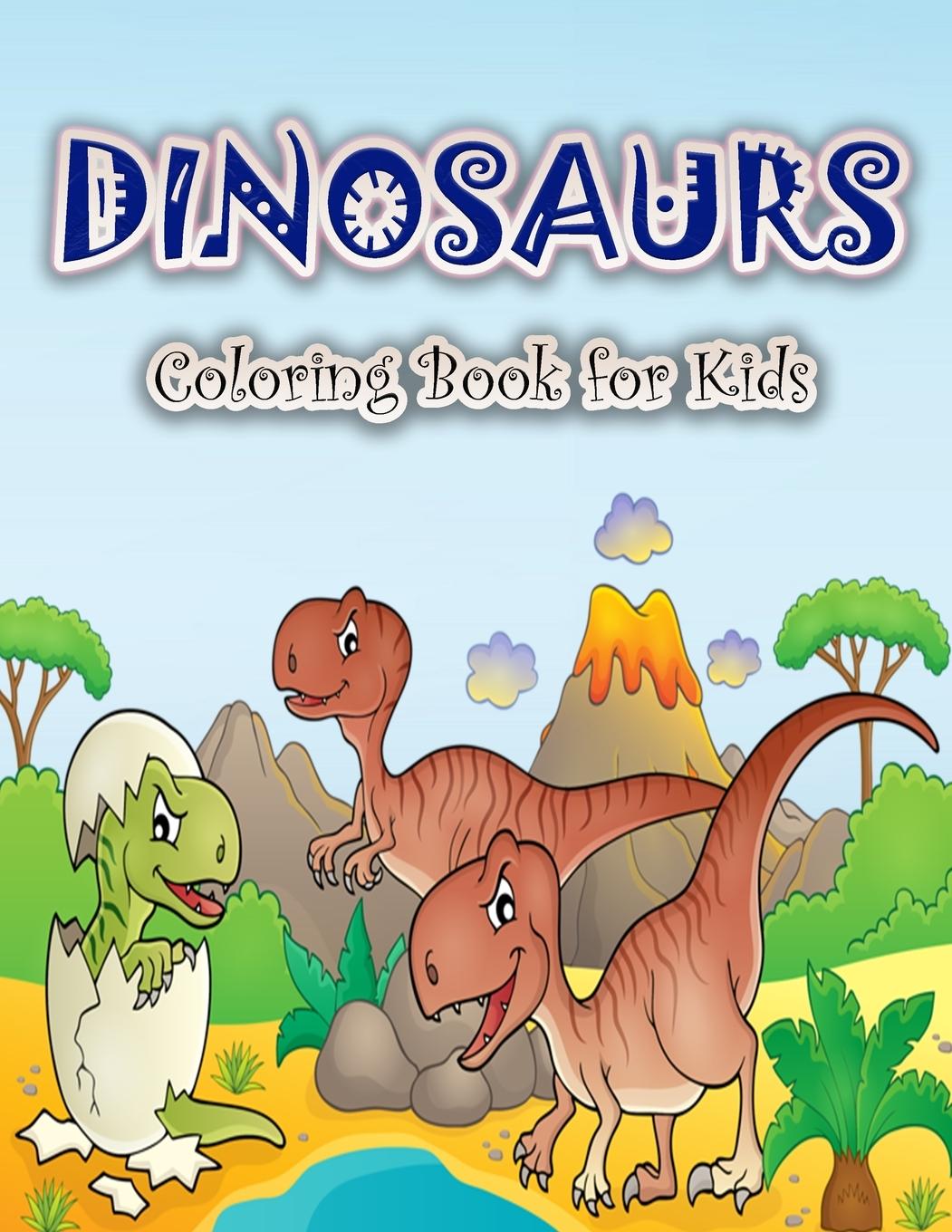 Vorderes Coverbild Dinosaurs Coloring Book for Kids