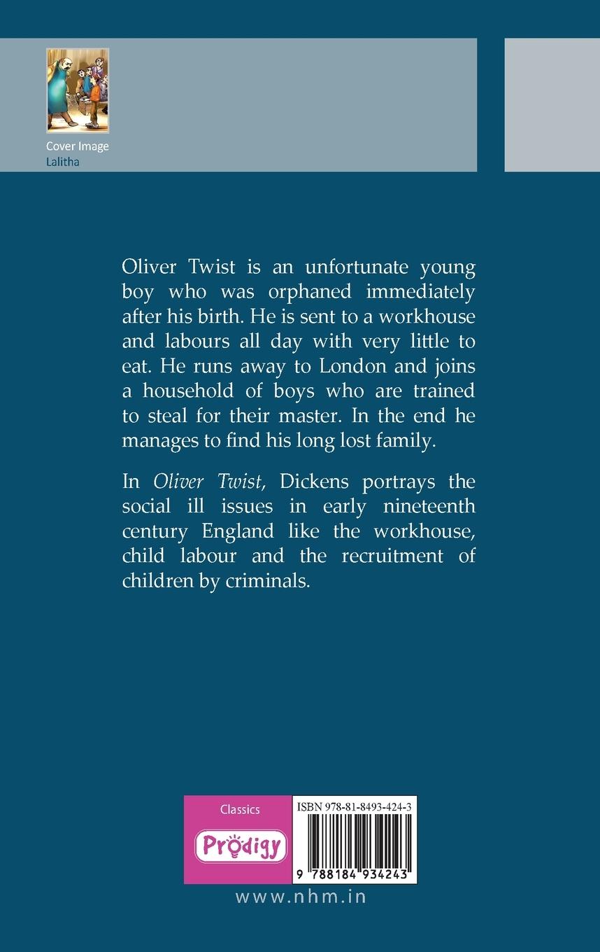 Rückseitencover Oliver Twist