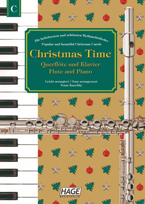 Vorderes Coverbild Christmas Time für Querflöte und Klavier