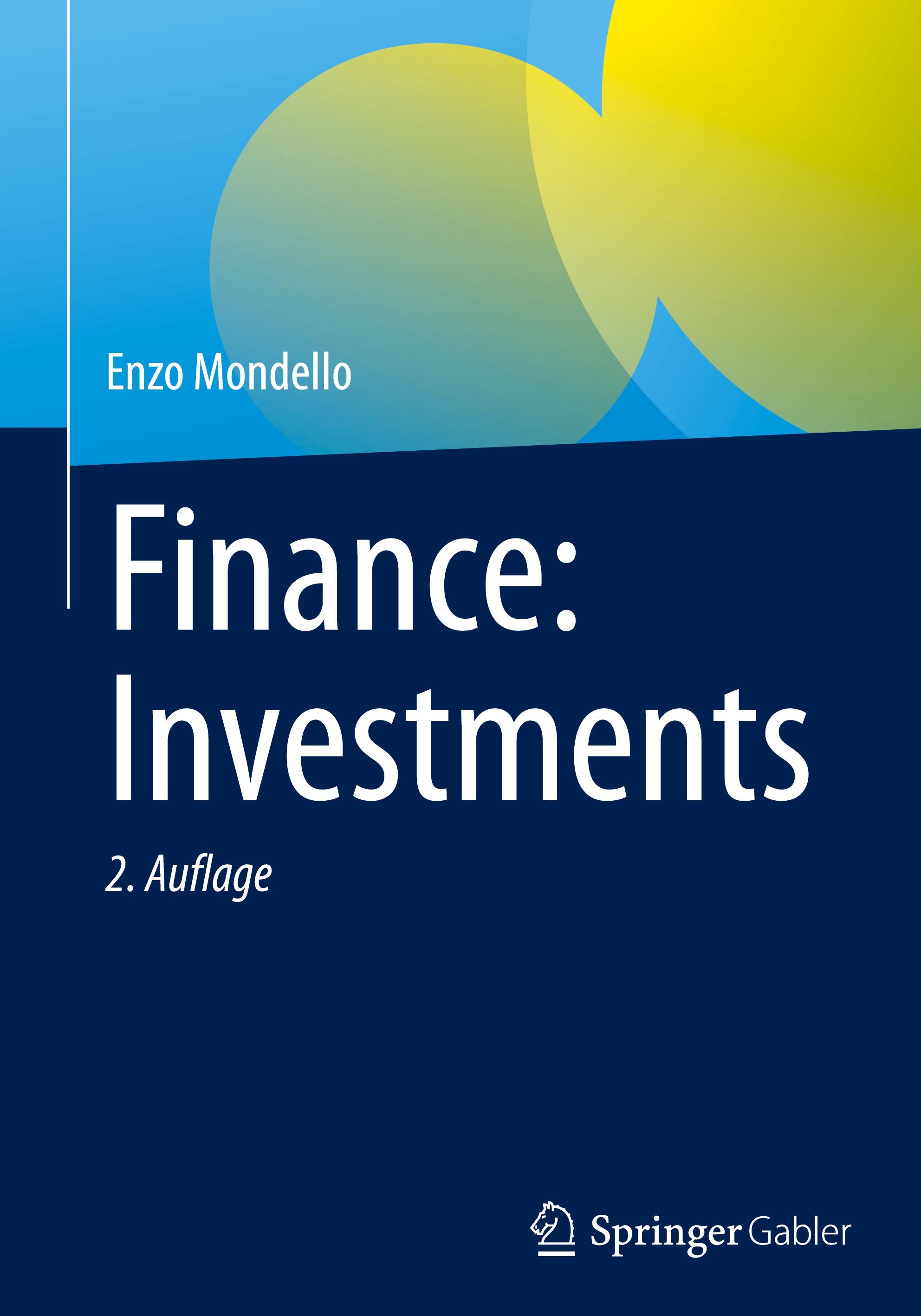 Vorderes Coverbild Finance: Investments